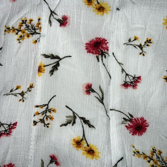 Forever 21 White Floral Wrap Dress - Picture 6 of 6